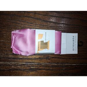 New Perry Ellis Portfolio Pink Pocket Square Hankerchief for Suit Tuxedo NWT
